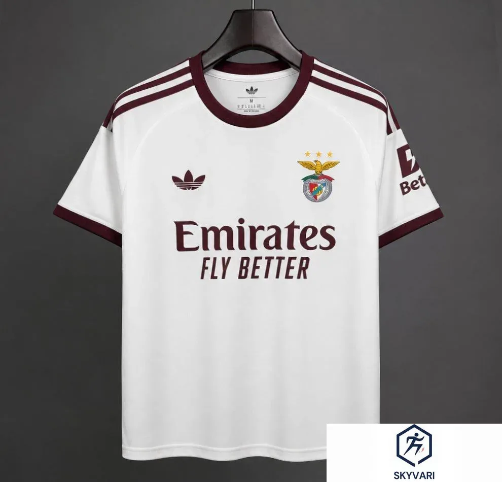 Benfica Away Jersey 26/27 – White