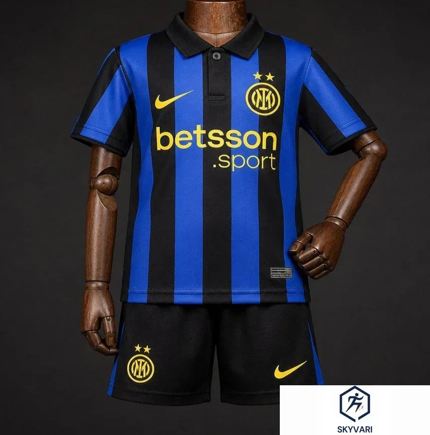 Inter Milan Home Jersey 26/27 – Blue – Kids