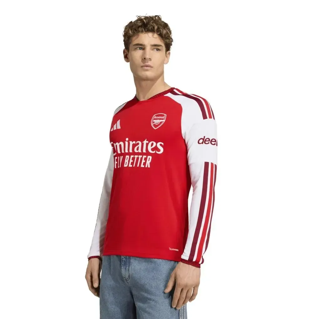 Arsenal Home Jersey 26/27 – White – Long Sleeve