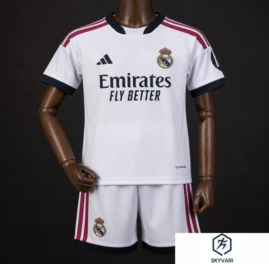 Real Madrid Home Jersey 26/27 – White – Kids