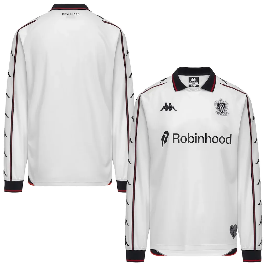 Nice Away Jersey 26/27 – White – Long Sleeve