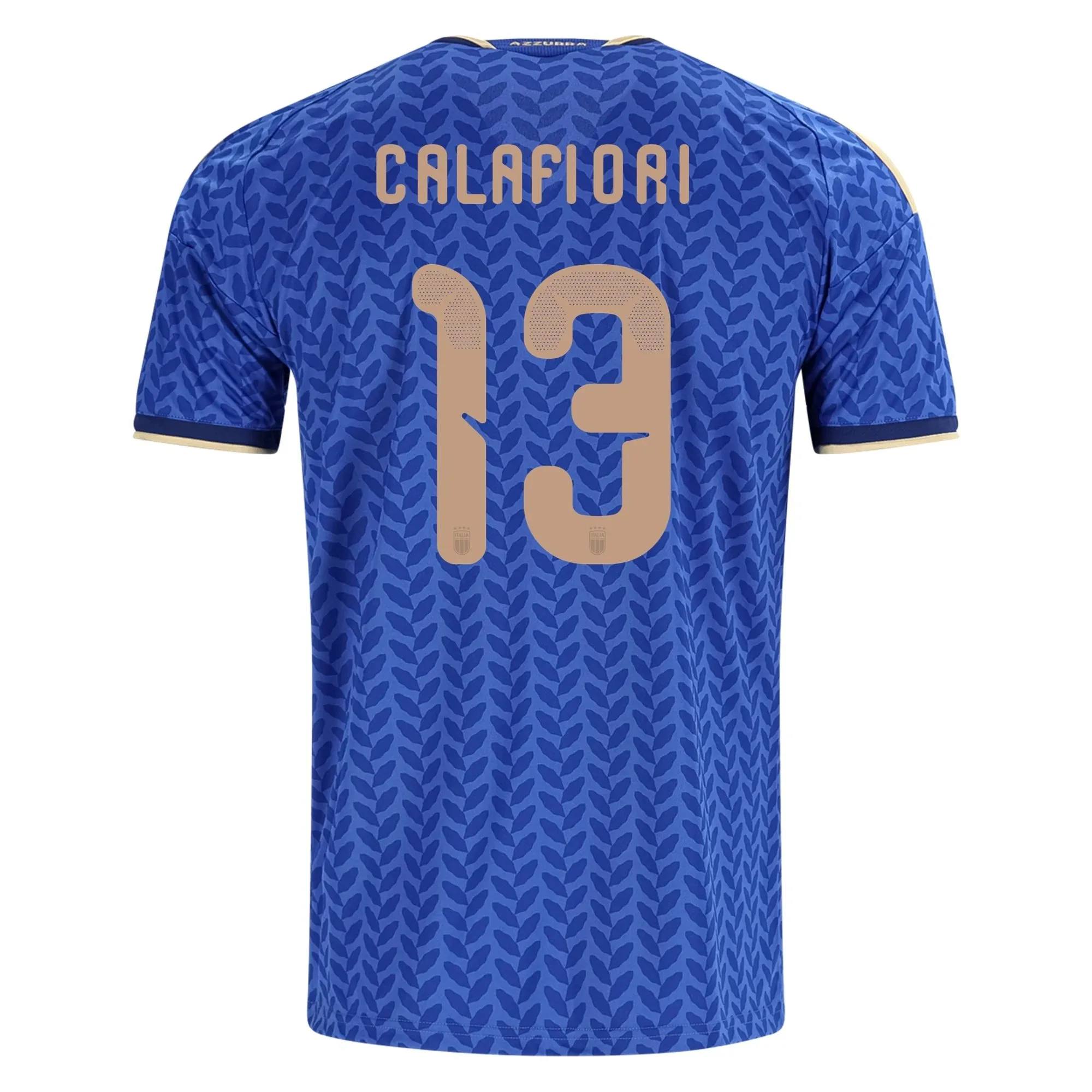 Riccardo Calafiori Italy Home Jersey 26/27 – Blue