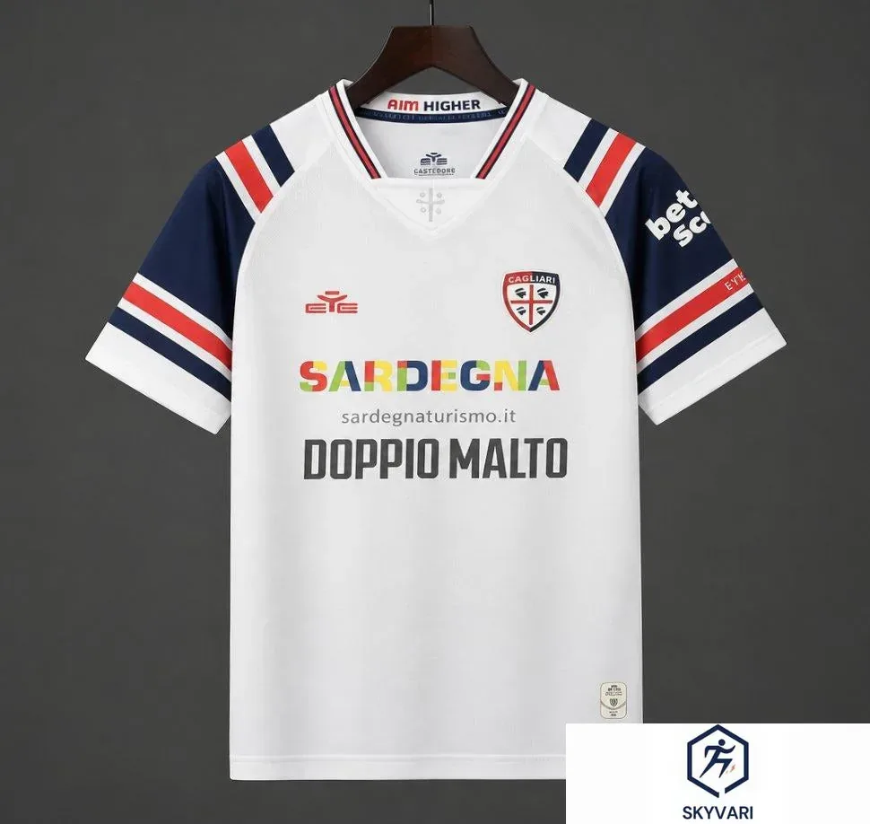 Cagliari Calcio Away Jersey 26/27 – White