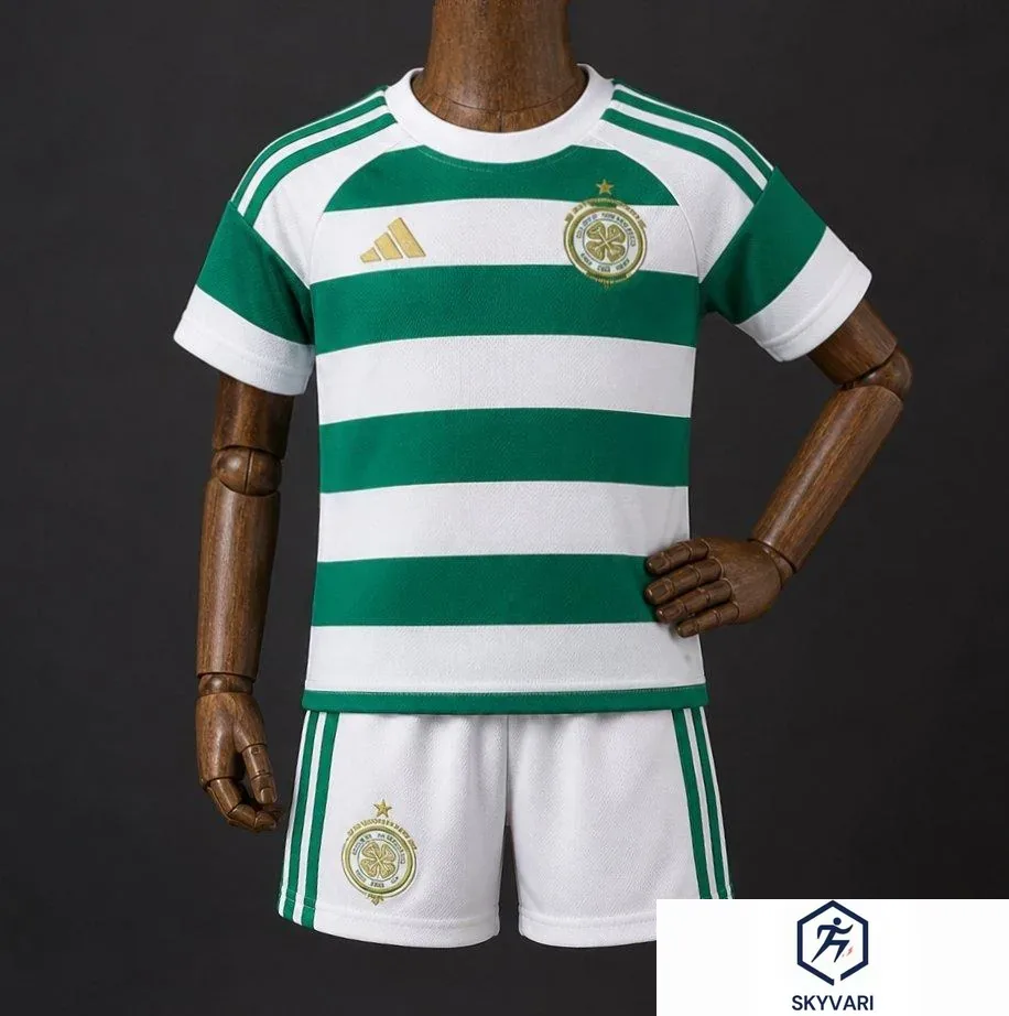 Celtic Home Jersey 26/27 – White – Kids
