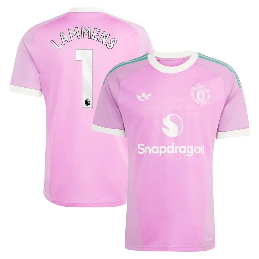 Lammens #1 Manchester United Goalkeeper Jersey 26/27 – Blue
