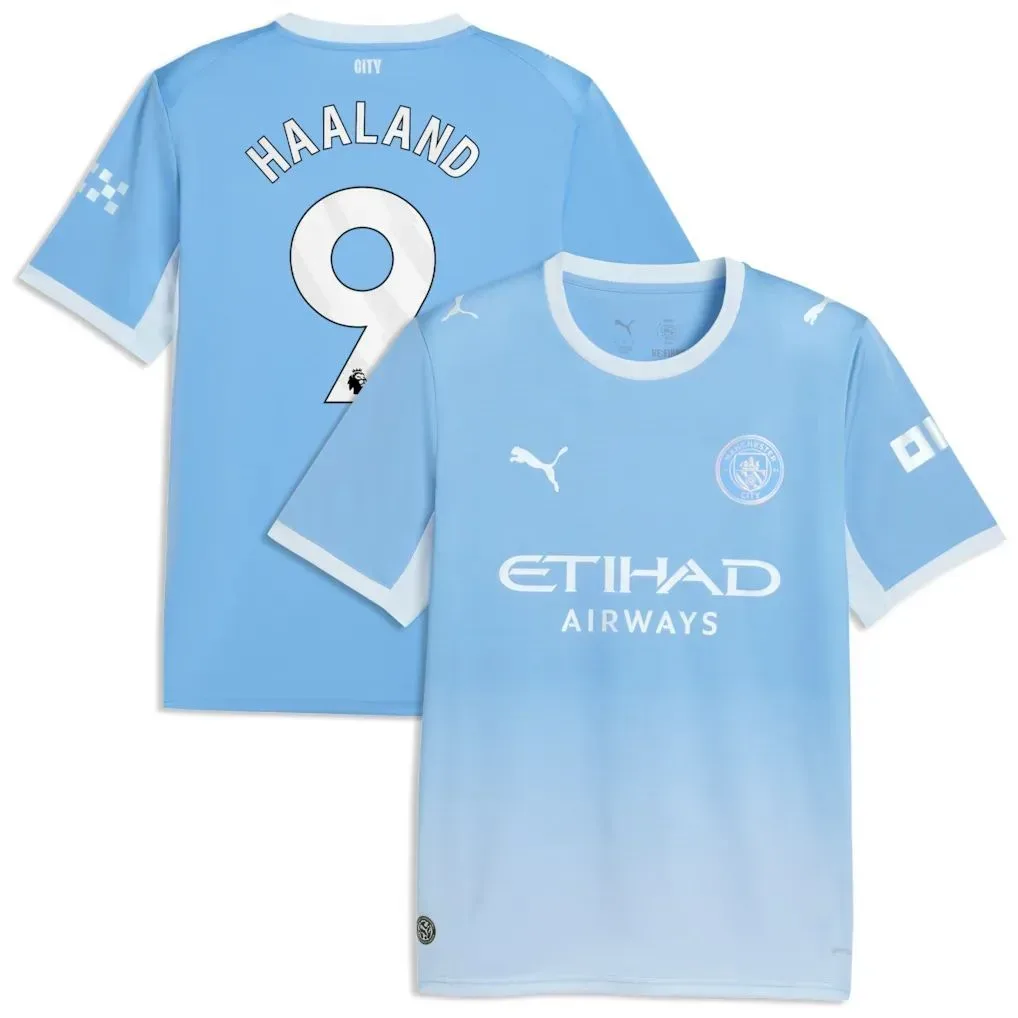 Haaland #9 Manchester City Home Jersey 26/27 – Blue