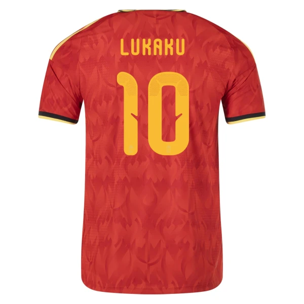 Romelu Lukaku Belgium 2026/27 Adidas Authentic Home Jersey