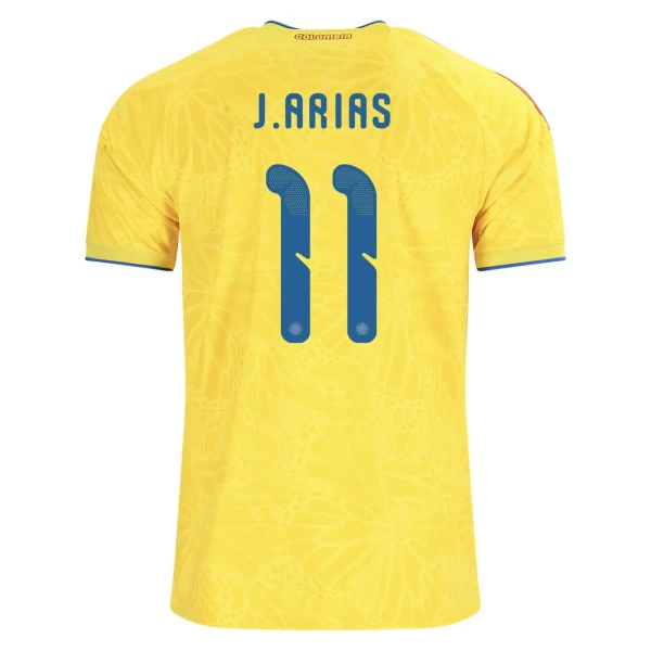 Jhon Arias Colombia 2026/27 Adidas Home Jersey