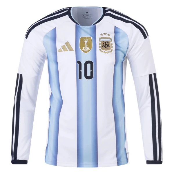Lionel Messi Argentina 2026/27 Adidas Long Sleeve Home Jersey