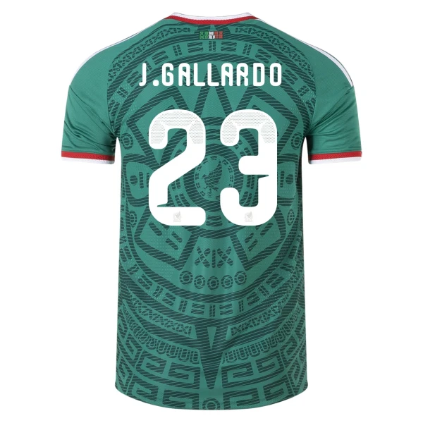 Edson Alvarez Artist Series Edition Mexico 2026/27 Adidas Authentic Home Jersey