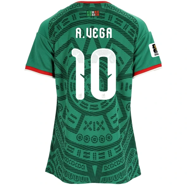 Alexis Vega Mexico 2026/27 Adidas Women’s Authentic Home Jersey