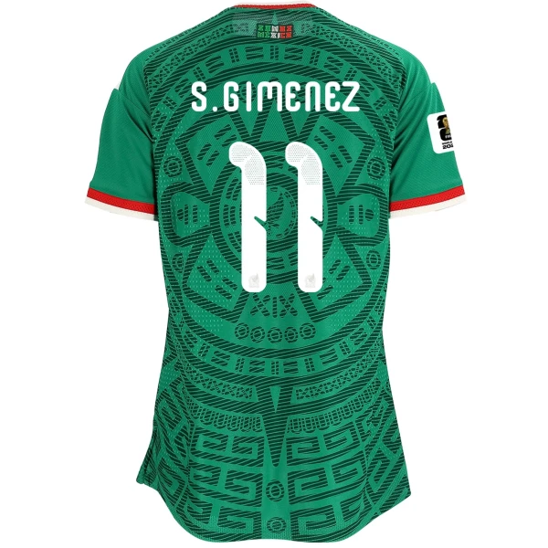 Santiago Giménez Mexico 2026/27 Adidas Women’s Authentic Home Jersey