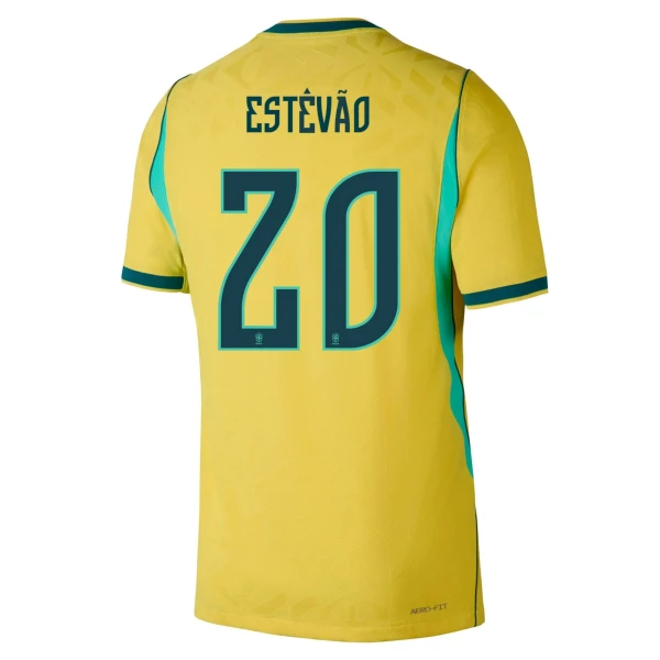 Estevao Brazil 2026/27 Nike Authentic Home Jersey
