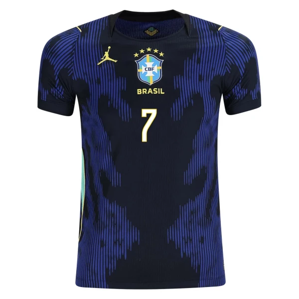 Kid’s Replica Nike Vini Jr. Brazil 2026 Nike Youth Away Jersey