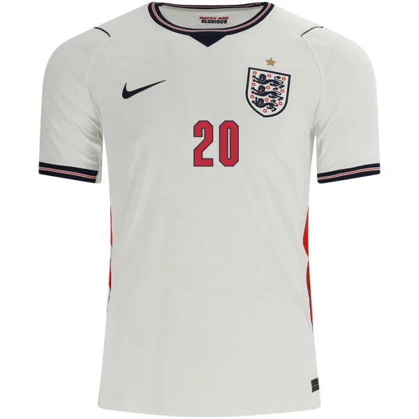 Palmer England 2026 Nike Authentic Home Jersey