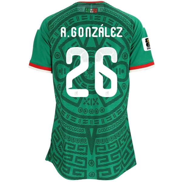Gilberto Mora Mexico 2026/27 Adidas Women’s Youth Home Jersey