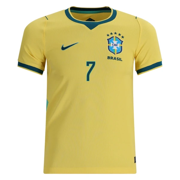 Vinicius Junior Brazil 2026/27 Nike Youth Home Jersey