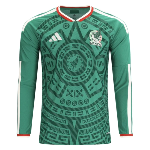 Mexico 2026/27 Adidas Long Sleeve Home Jersey