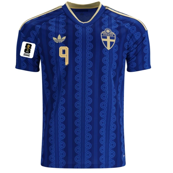 Alexander Isak Sweden 2026/27 Adidas Away Jersey