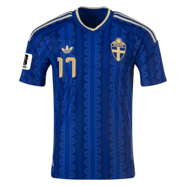 Viktor Gyokeres Sweden 2026/27 Adidas Away Jersey