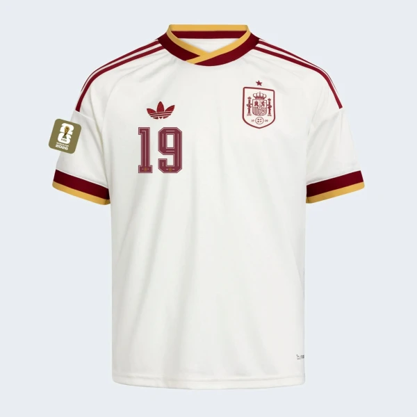 Lamine Yamal Spain 2026/27 Adidas Youth Away Jersey