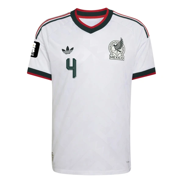 Edson Alvarez Mexico 2026/27 Adidas Authentic Away Jersey