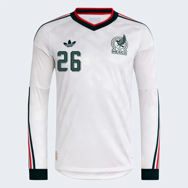 Hormiga Mexico 2026/27 Adidas Long Sleeve Authentic Away Jersey