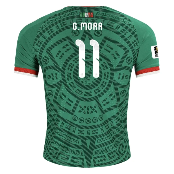 Gilberto Mora Mexico 2026/27 Adidas Authentic Home Jersey