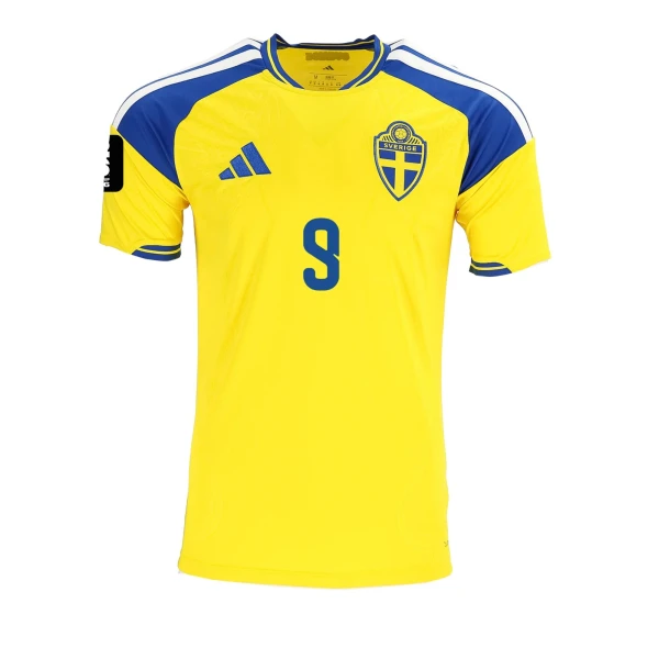 Alexander Isak Sweden 2026/27 Adidas Authentic Home Jersey