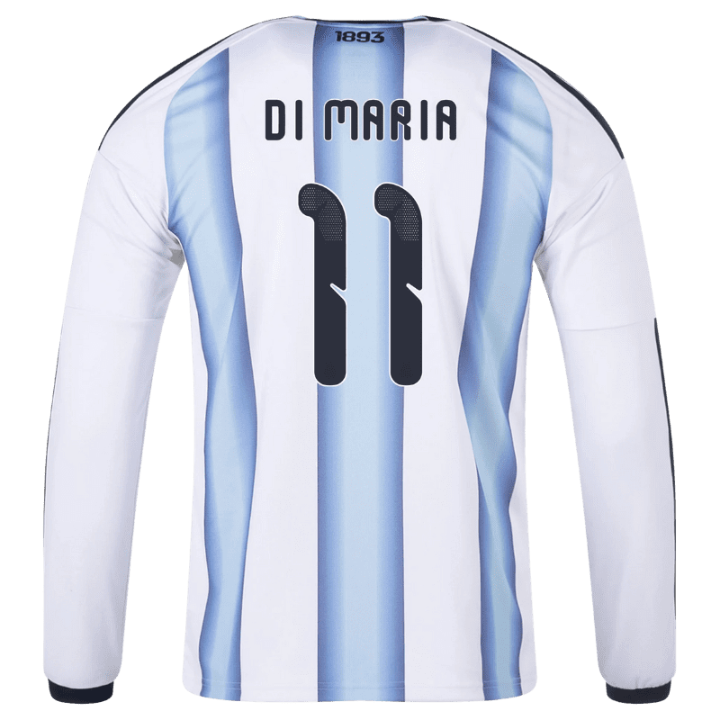 Ángel Di María Argentina 26/27 Long Sleeve Home Jersey