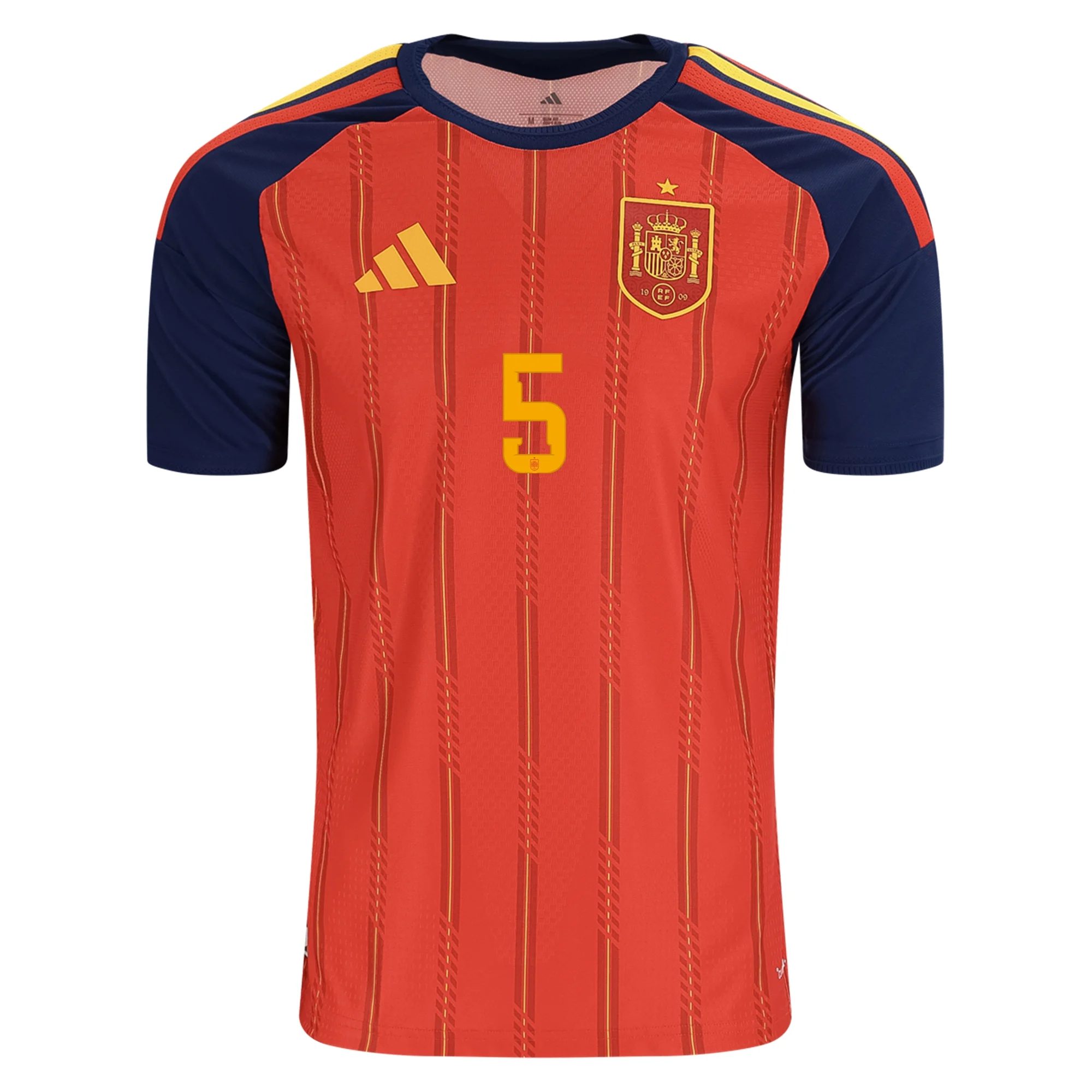 Dean Huijsen Spain 26/27 Authentic Home Jersey — view 2