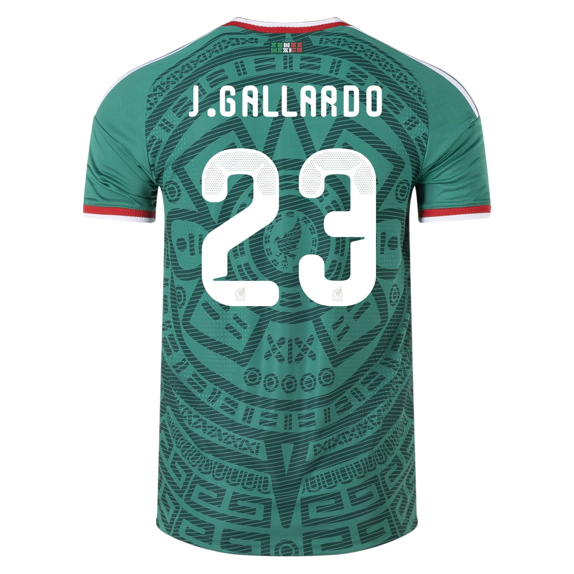 Santiago Gimenez Artist Series Edition Mexico 2026/27 Adidas Authentic Home Jersey