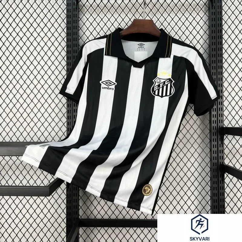 Santos Away Jersey 26/27 – Μαύρο – Kids Kit Set
