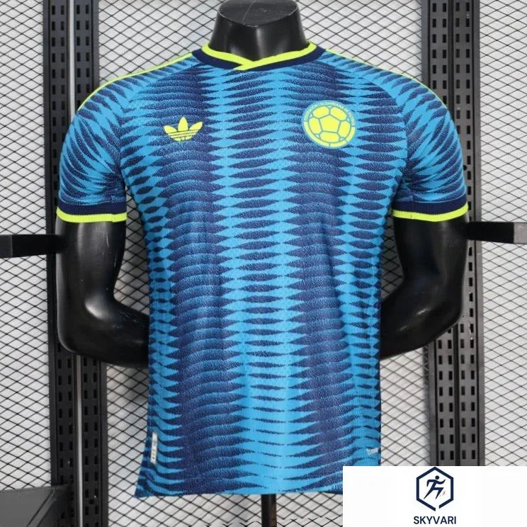 Camisa Colômbia 2026 – Azul – Versão Player