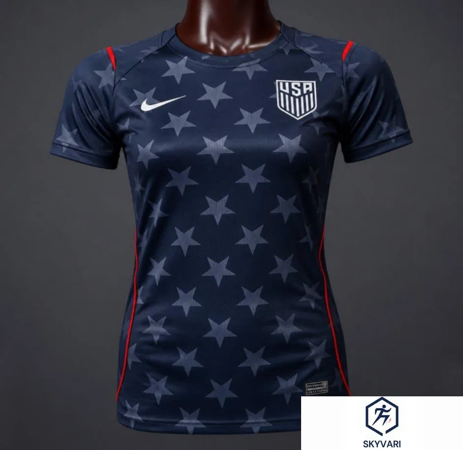 Camiseta de segunda equipación de Estados Unidos 2026 – Azul – Mujer
