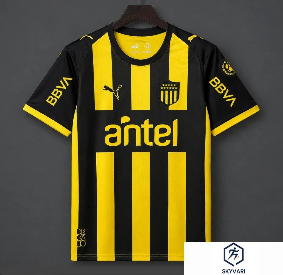 Atletico Penarol Home Jersey 26/27 – Yellow & Black