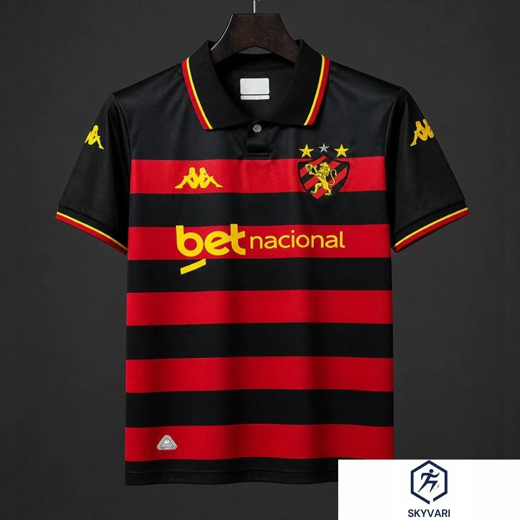 Recife Home Jersey 26/27 – Czerwony – Zestaw dziecięcy