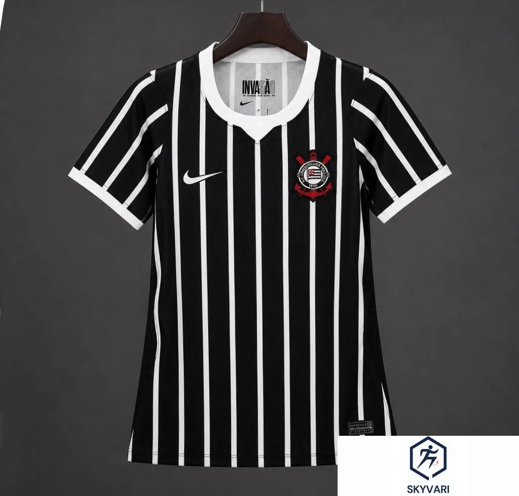 Corinthians Away Jersey 26/27 – Black – Women's
