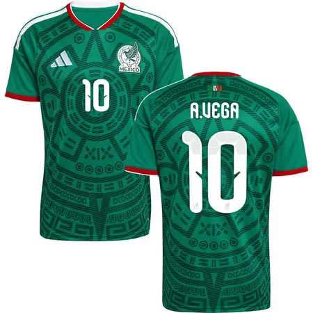 A.VEGA #10 Mexico Home Jersey 2026 World Cup – Green