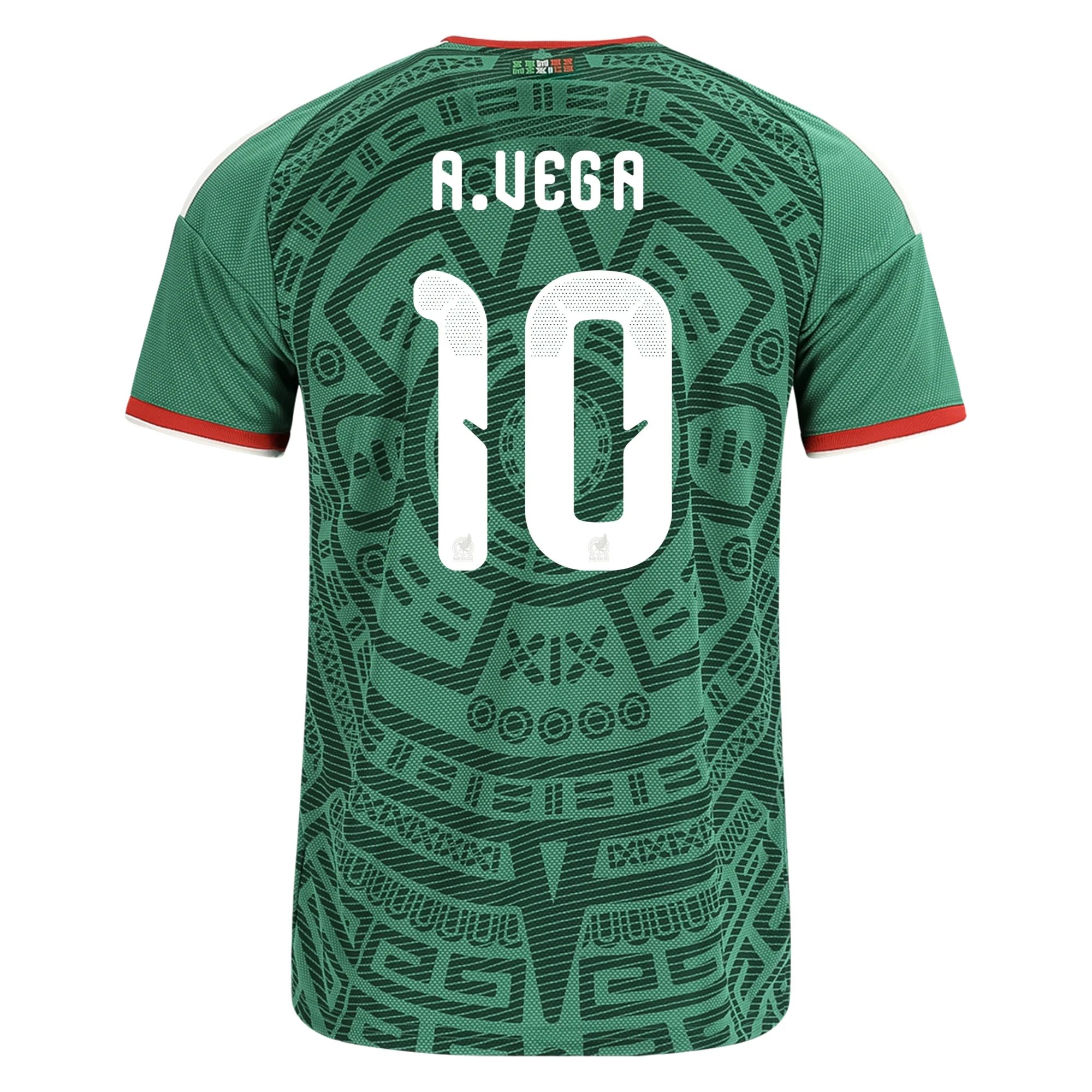 Alexis Vega Mexico Home Jersey 26/27 – Green