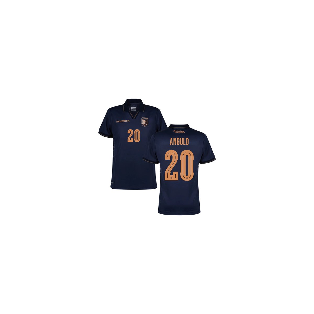 ANGULO #20 Ecuador Away Jersey 2026 World Cup – Navy
