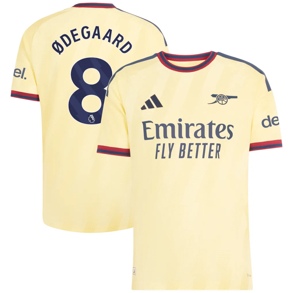 Ødegaard #8 Arsenal Terza Maglia 26/27 – Grigia – Autentica