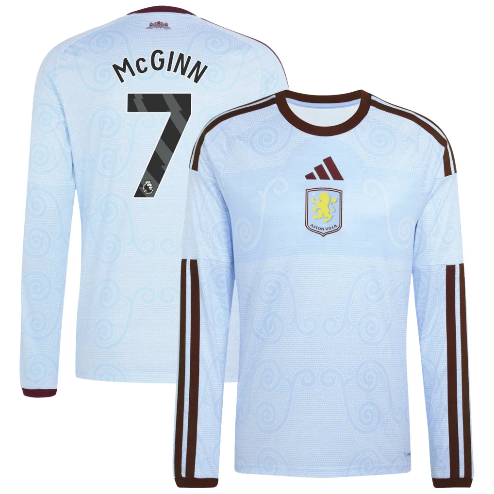 Tricou al treilea Mcginn #7 Aston Villa 26/27 – Albastru – Mânecă lungă