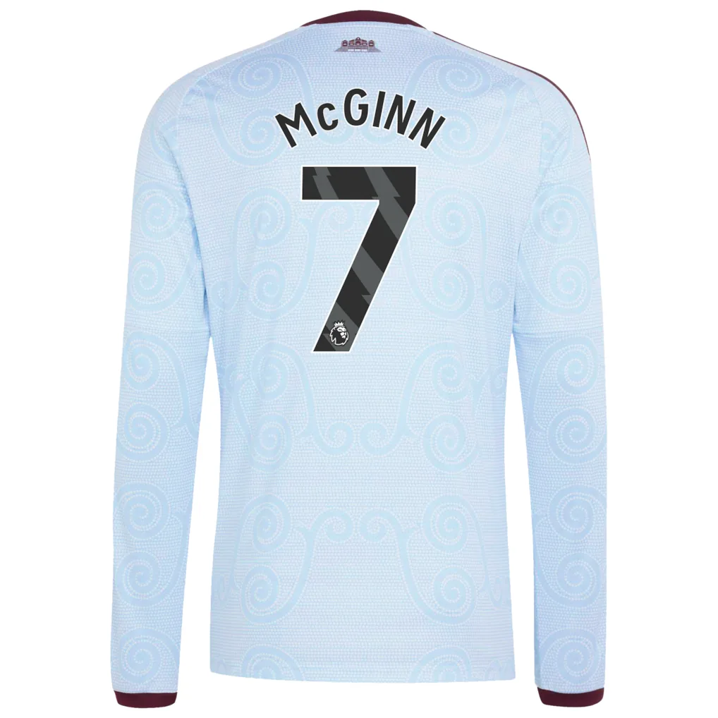 Tricou al treilea Mcginn #7 Aston Villa 26/27 – Albastru – Mânecă lungă — view 3