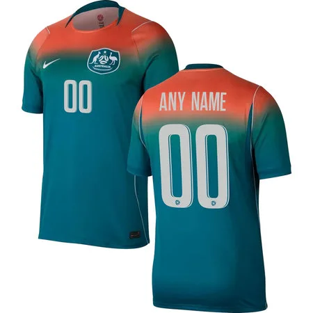 Camiseta de visitante de Australia Copa del Mundo 2026 – Verde y azul cielo