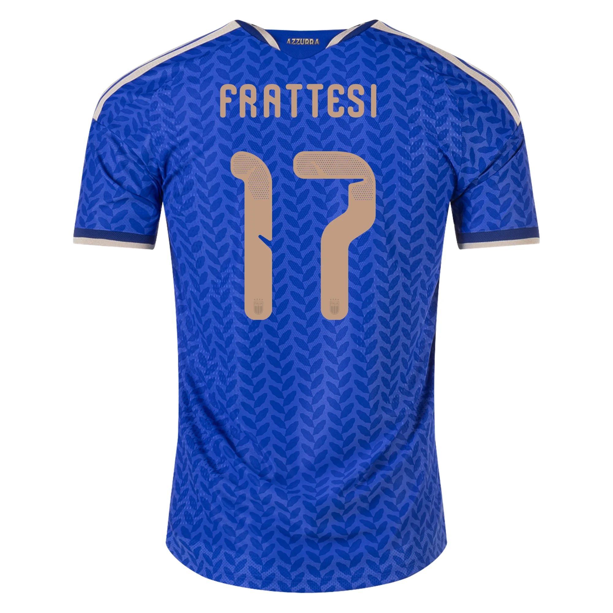 Davide Frattesi Italy Home Jersey 26/27 – Blue – Authentic