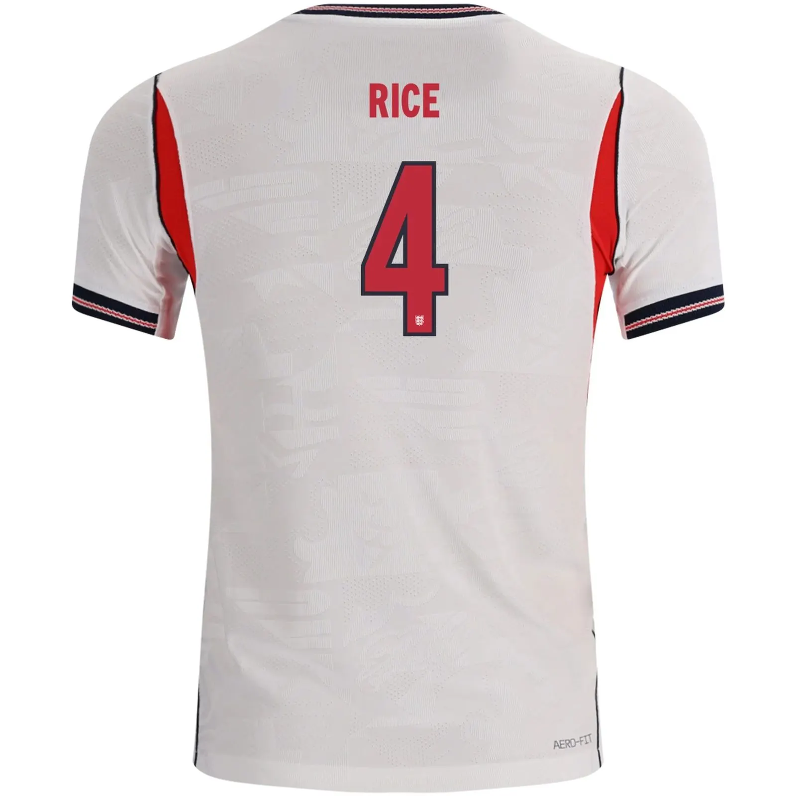 Declan Rice England Home Jersey 26/27 – White & Red – Youth #41