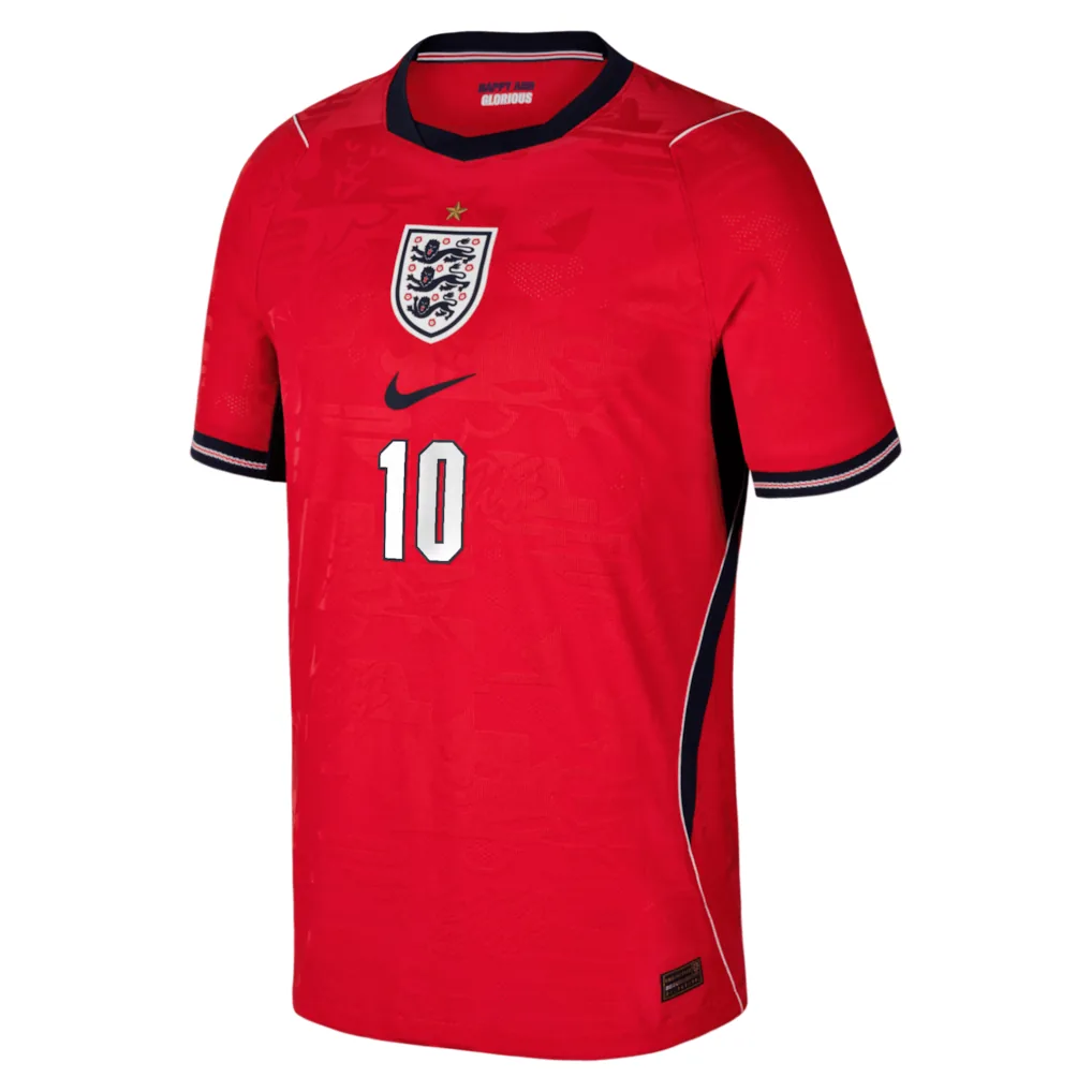 Tricou Bellingham #10 Anglia deplasare 2026 – Roșu – Copii — view 2