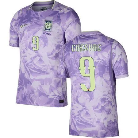 GUESUNG #9 Camiseta de visitante de Corea del Sur 2026 Copa del Mundo - Gris