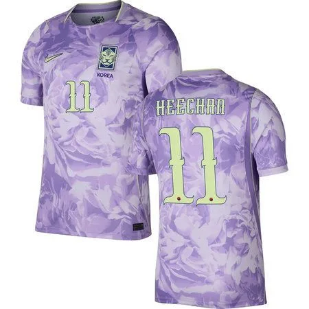 HEECHAN # 11 Camiseta de visitante de Corea del Sur Copa del Mundo 2026 - Gris